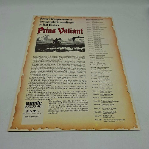 Prins Valiant - Band 28 - Den vilda flickan - Stora utgåvan