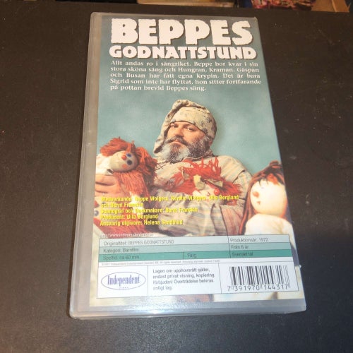 Beppes Godnattstund - VHS