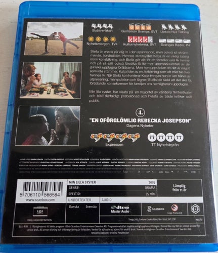 Min Lilla Syster (2015) - Rebecka Josephson/Amy Deasismont - Blu-ray