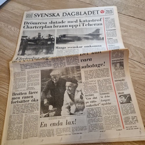Svenska Dagbladet från 1974