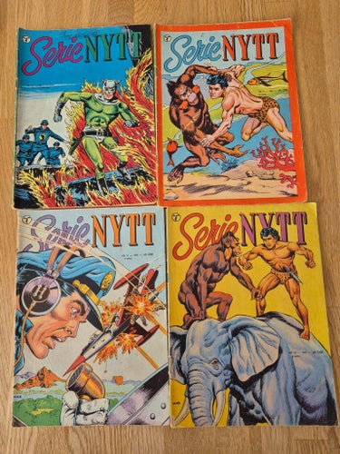 SerieNytt 4 st från 1960 nr 10-12 och 15.