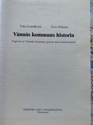 VÄNNÄS VÄSTERBOTTEN ÅNGERMANLAND TYKO LUNDKVIST TORE NILSSON 1984