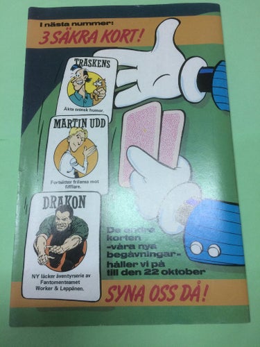 Svenska serier nr 2 från 1987
