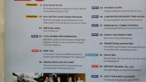 Teknikens Värld 25 2001: Hyundai Coupé, Land Rover Defender, Porsche 911 Turbo