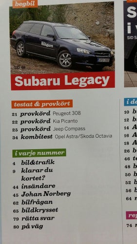 Vi bilägare nr 7 2011: Kia Picanto, Opel Astra 1,7 CDTI, Skoda Octavia TDI
