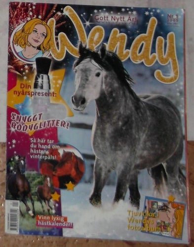 WENDY hästtidning nr 1 2005 häst tidning Hästar Barn Tonåring Ridtjej Hästtjej