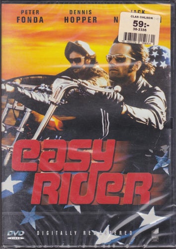 DVD / Easy Rider / Dennis Hopper, Jack Nicholson, Peter Fonda / Ny & Inplastad