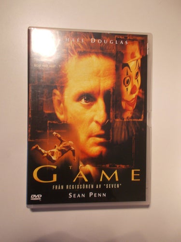 THE GAME (David Fincher 1997) svensk DVD Michael Douglas