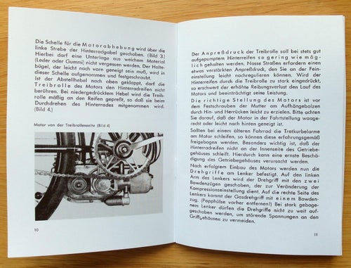 Instruktionsbok Lohmann Diesel Påhängsmotor / Cykelmotor
