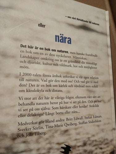 Långt borta eller nära : om vårt förhållande till naturen av Naturskyddsförening