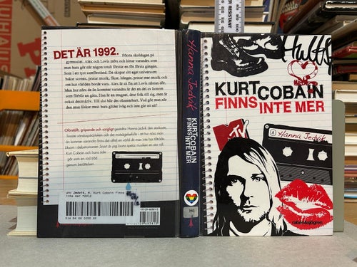Kurt Cobain finns inte mer av Hanna Jedvik bok, Very Good plus, BM