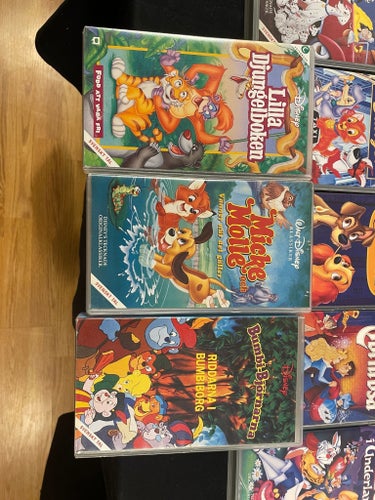 18st Walt Disney Klassiker VHS Samling