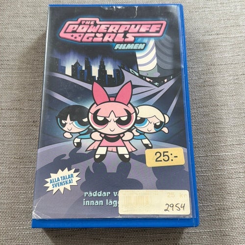 The Powerpuff Girls Filmen VHS hyrfilm