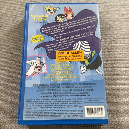 The Powerpuff Girls Filmen VHS hyrfilm