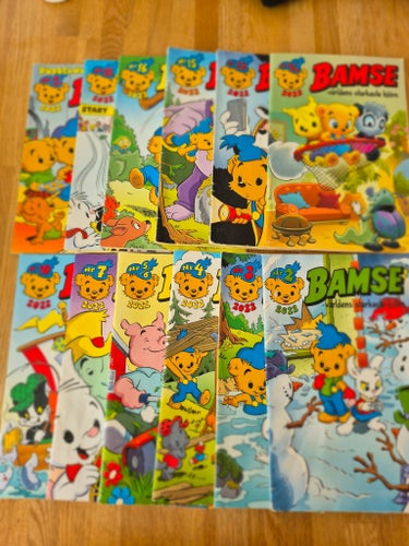 Bamse 12 st från 2022.