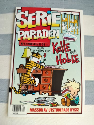 Serieparaden Nr 4 1990 Kalle och Hobbe