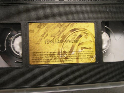 Astrid Lindgrens Pippi Långstrump, VHS