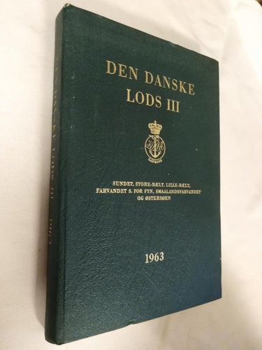 Den danske lods III, bok. Very Fine