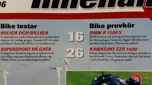 Bike 6 2006: Honda CBR 600 RR, Kawasaki ZX-6R, Suzuki GSX-R 600, Yamaha YZF-R6