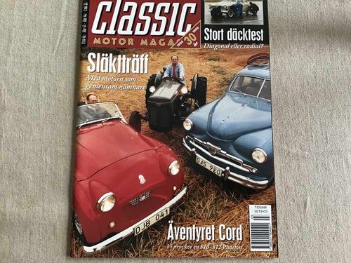 CLASSIC MOTOR NR 3 1999 SURAHSMMAR,GAMAL BUSS,CORD 810,SAROLEA MC,GRÅLLE
