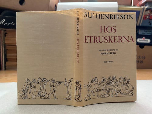 Hos etruskerna av Alf Henrikson, bok, Very Fine plus