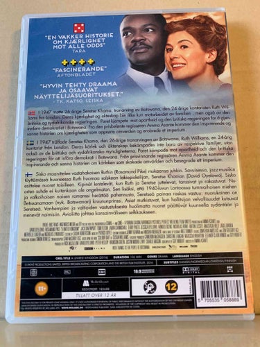 A united kingdom, Dvd