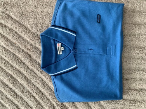 Jack & Jones blå pikétröja, storlek S