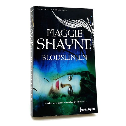 Blodslinjen av Maggie Shayne (oläst pocket, paranormal romance)