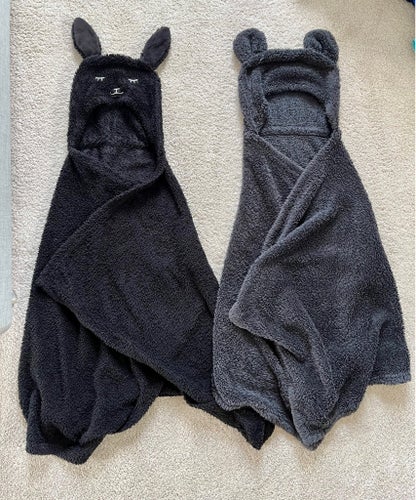 Badponchos med Huva - Kanin och Björn