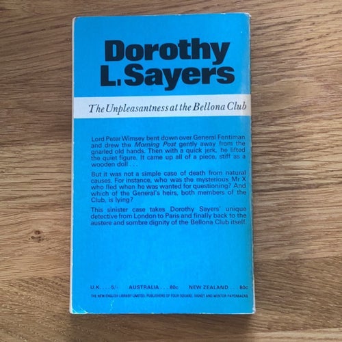 The Unpleasantness at the Bellona Club av Dorothy L. Sayers (pocket)