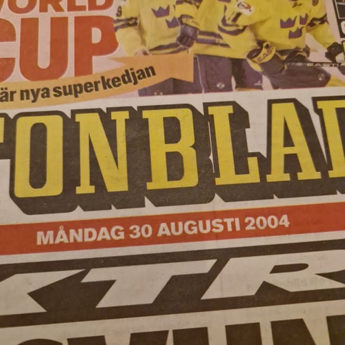 Aftonbladet tidning från 2004