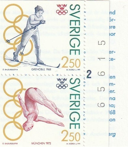 H 417 OLYMPISKT GULD I=DUBBEL=K.NUMMER 65615+CYLS 2 SE BILD