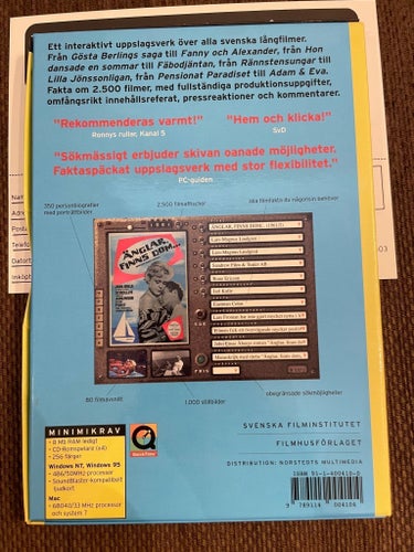 Den Svenska Långfilmen CD-ROM för Mac och PC