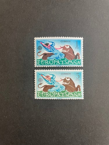 SPANIEN 1966 - Europa Stamps - Tjurfäktning