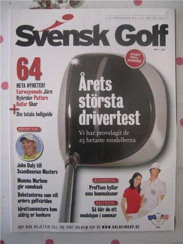 Svensk Golf Nr:5-2007