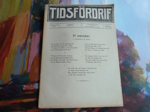 TIDSFÖRDRIF, 1914, VI SVENSKAR, TIDNING