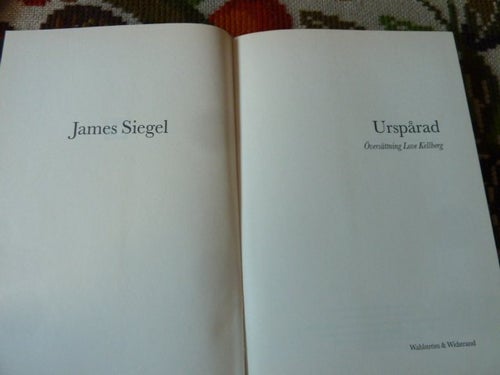 URSPÅRAD, J. SIEGEL, 2003, BOK