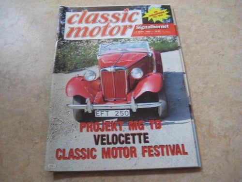 CLASSIC MOTOR NR 9 1985 MG TD 1950,INDIAN (MC),M.M
