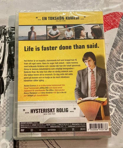ROCKET SCIENCE  (2007) INPLASTAD SVENSK UTGÅVA!
