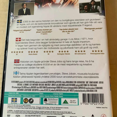 Jobs, Dvd