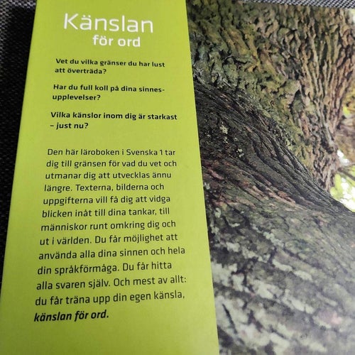Känslan för ord, Svenska A (inb) toppskick!!