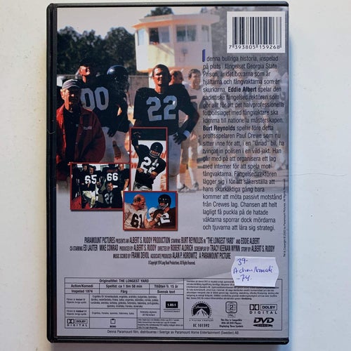 BENKNÄCKARGÄNGET. BURT REYNOLDS. DVD ACTION / KOMEDI -74.