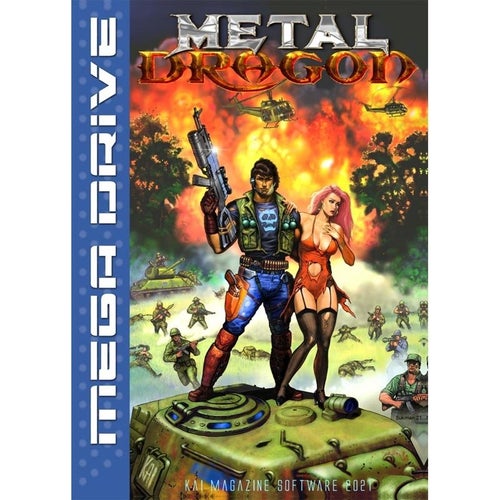 METAL DRAGON (Oöppnat) till Sega Mega Drive / Genesis Nyutvecklat retrospel 2021