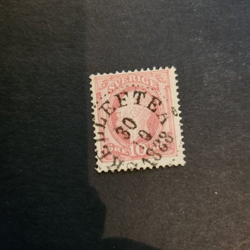 F45 Oscar II stämplad Skellefteå 30/10 1888