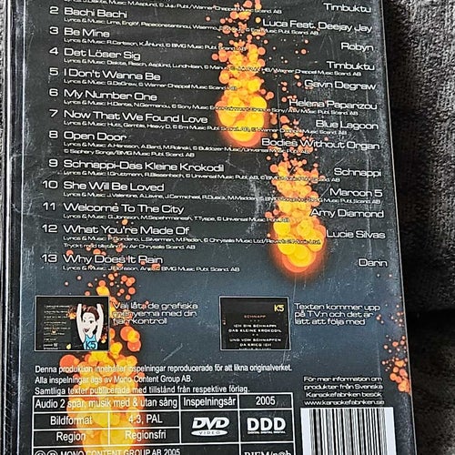 SVENSKA KARAOKEFABRIKEN KIDZ KARAOKE 5 - DVD INPLASTAD OBRUTEN