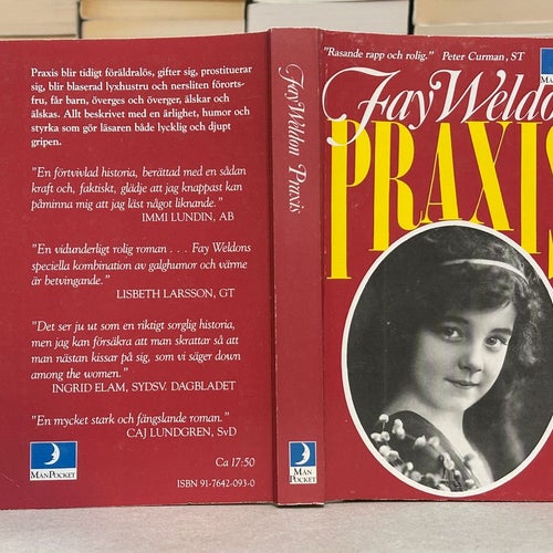 Praxis av Fay Weldon, bok, Very Good plus