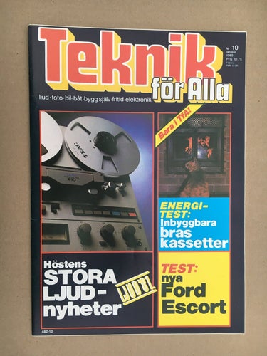 Teknik för Alla 1980 Nr. 10 Test: Nya Ford Escort