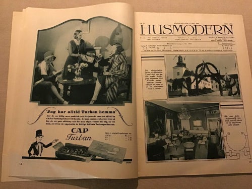 HUSMODERN NR 19 1930 GÄRDA AF GEIJERSTAM,MÖBLER,MODE,STOR- MOR I DALOM