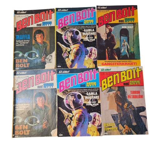 Ben Bolt - 6 st Serietidningar