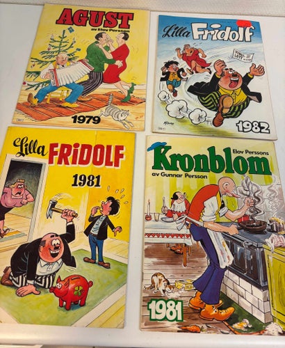 August 1979, Lilla Fridolf 1981 & 1982, Kronblom 1981